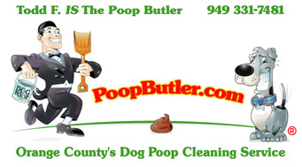 PoopButler's Dog Poop Pooper Scooper Copyright Logo